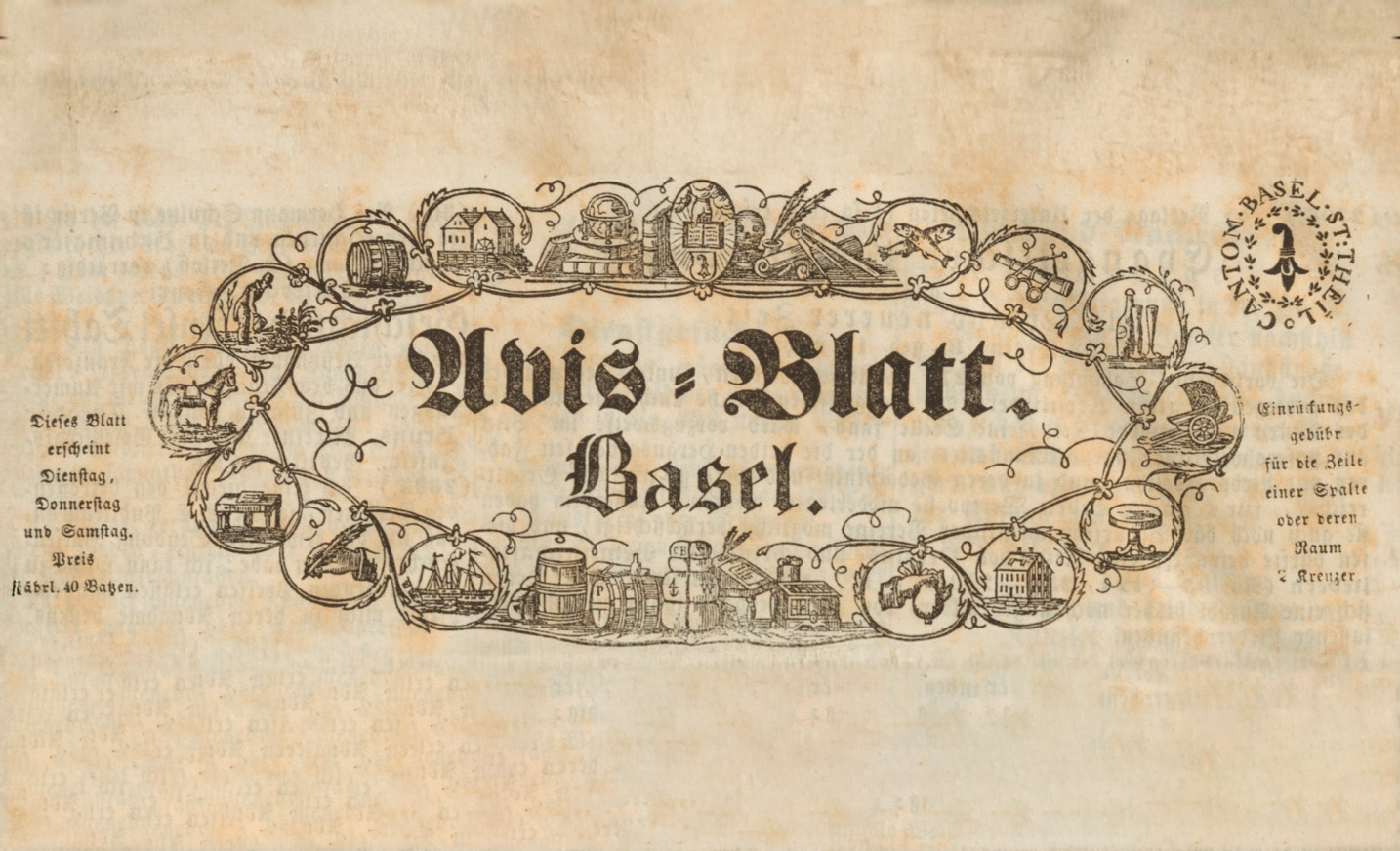 Avisblatt newspaper example